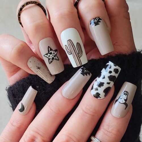 Beautiful Cowgirl Nail Designs For With Photo Gallery