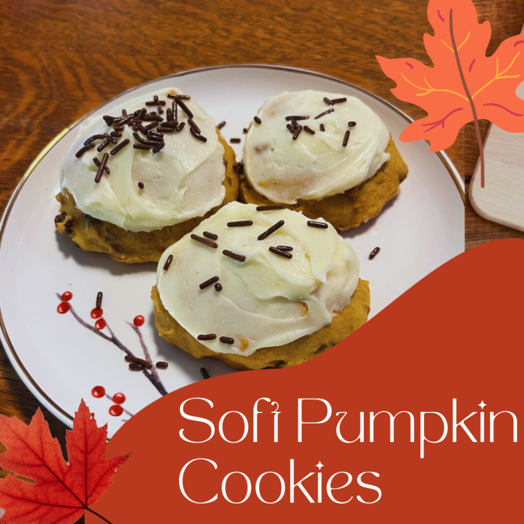 picture of old fashioned soft pumpkin cookies