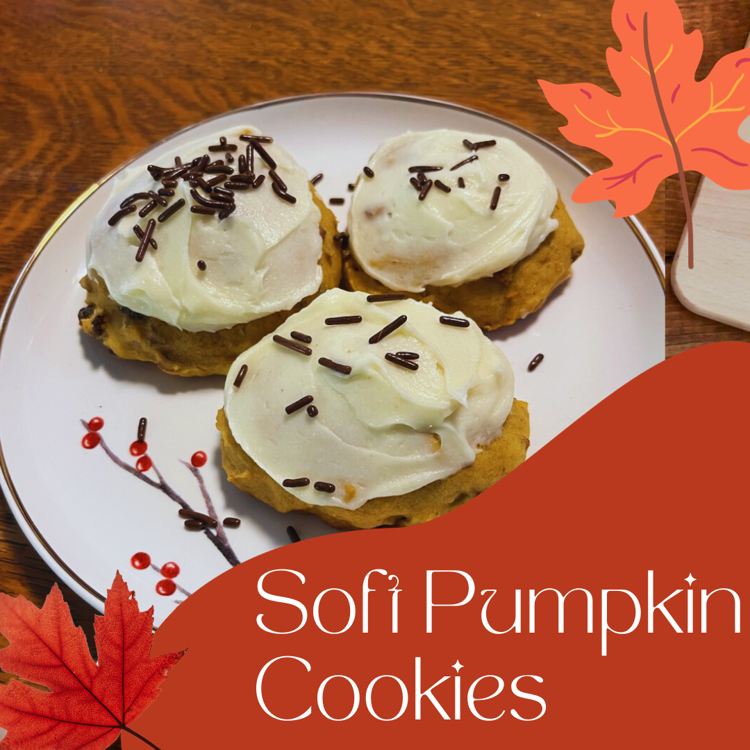 soft pumpkin cookies