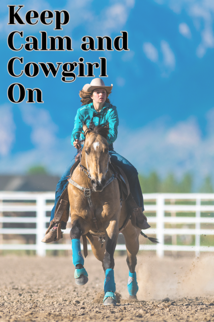 cowgirl riding quote