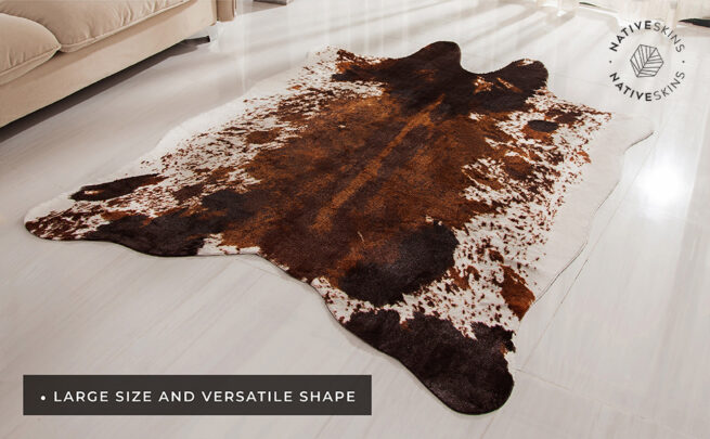 Cowhide Print Rug - Image 2