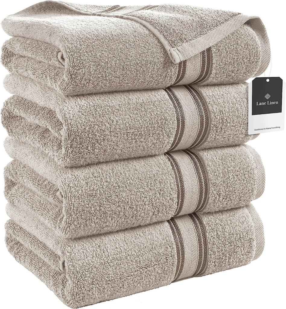 beige towels