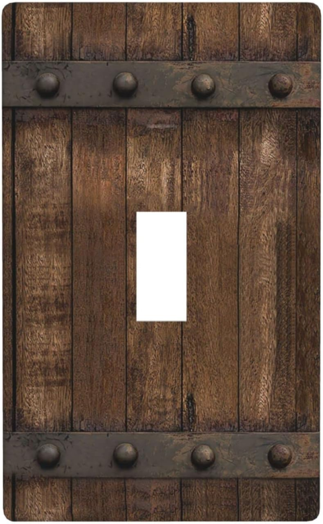 wood wall switch cover