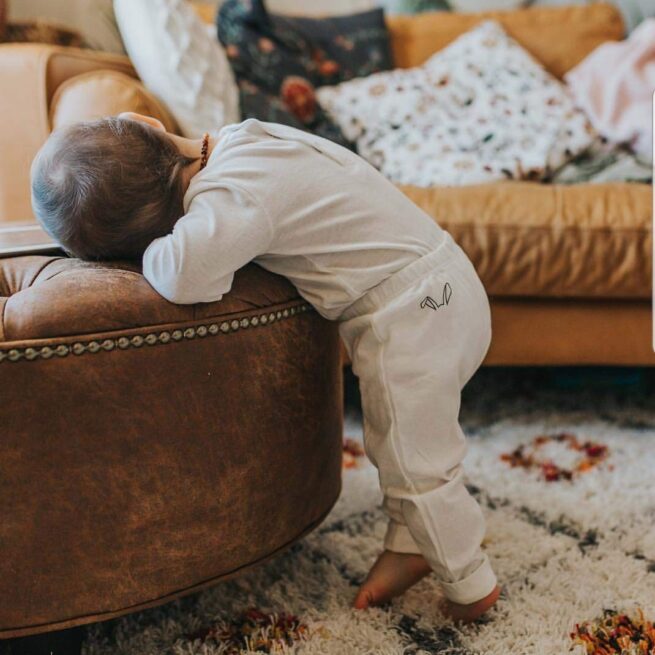 brown ottoman