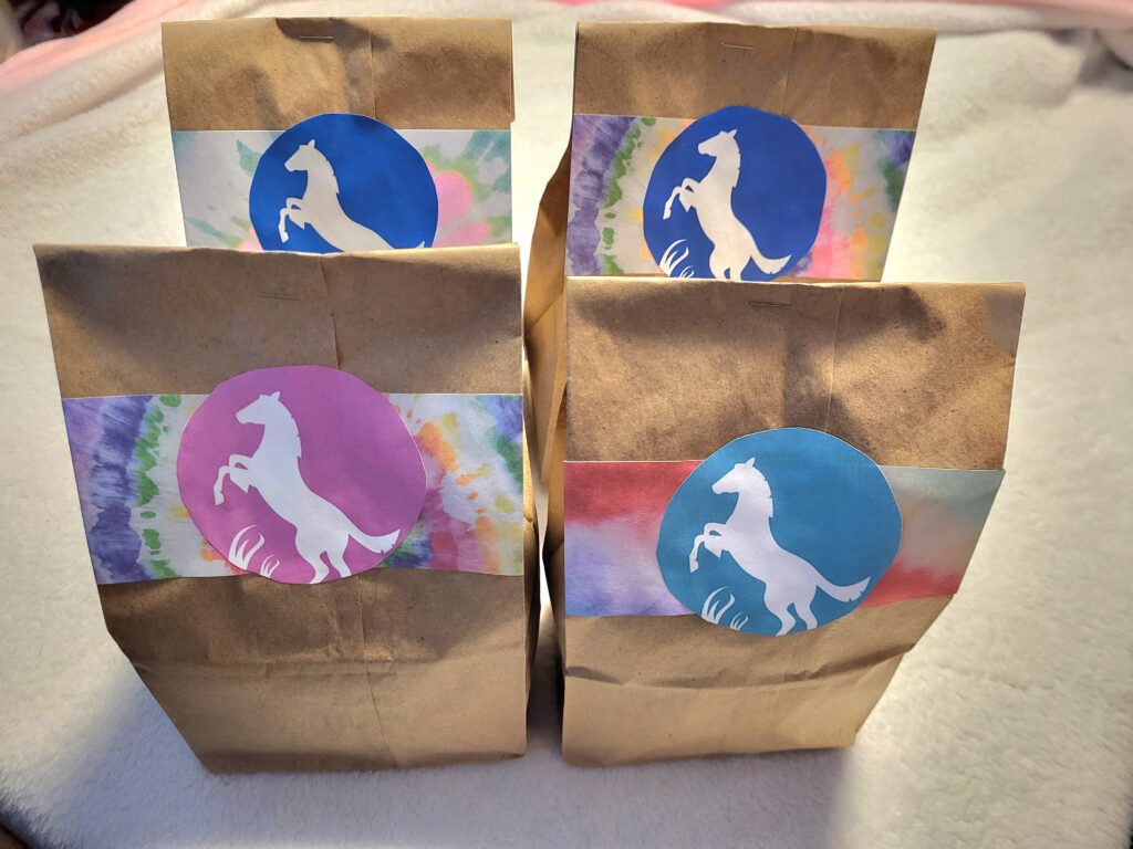 cowgirl birthday party ideas make a treat bag