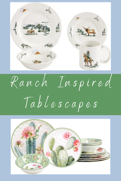 ranch western dinnerware