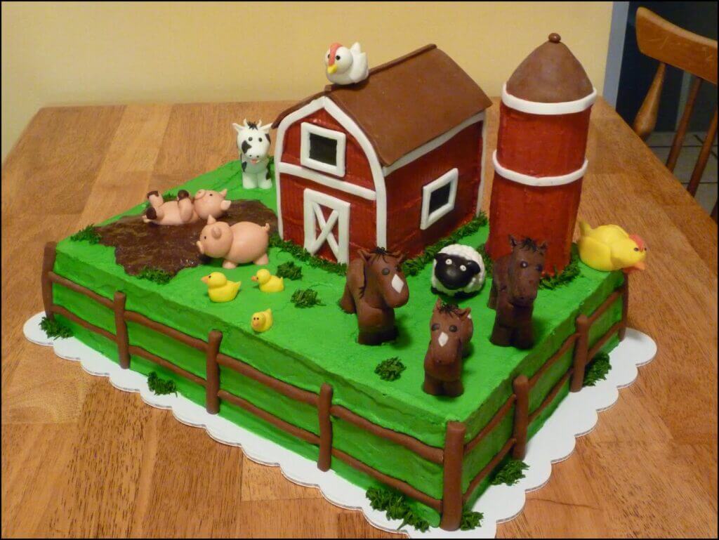 barnyard cake