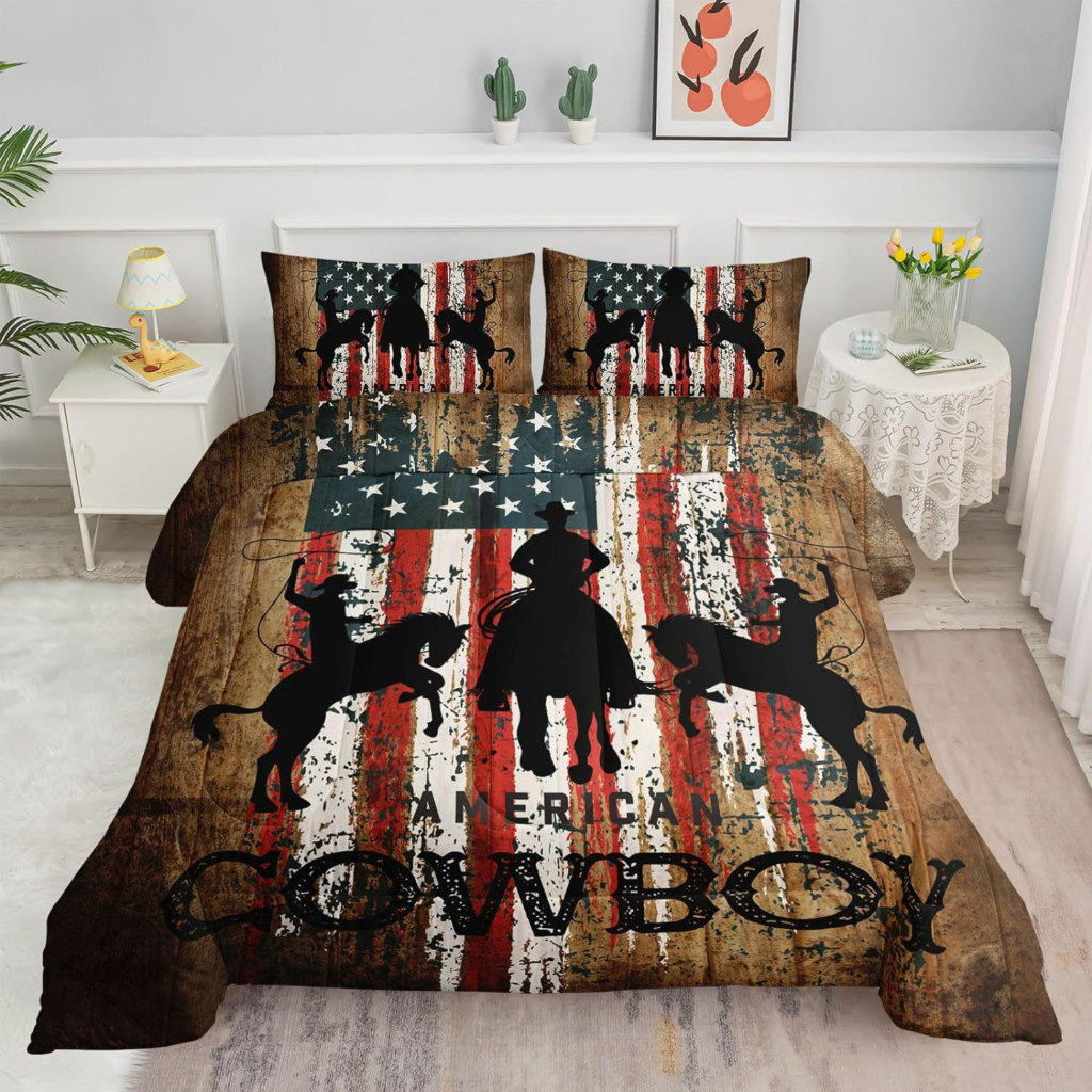 Western Bedding Ideas comforter with cowboys
