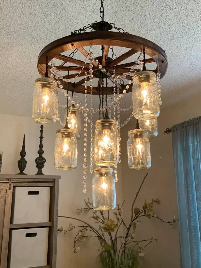 rustic chandelier