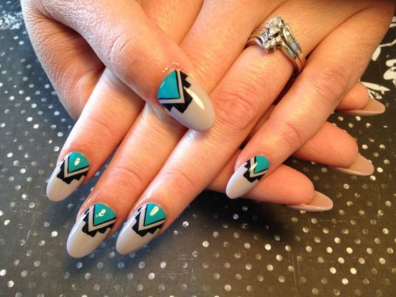 cowgirl nail design