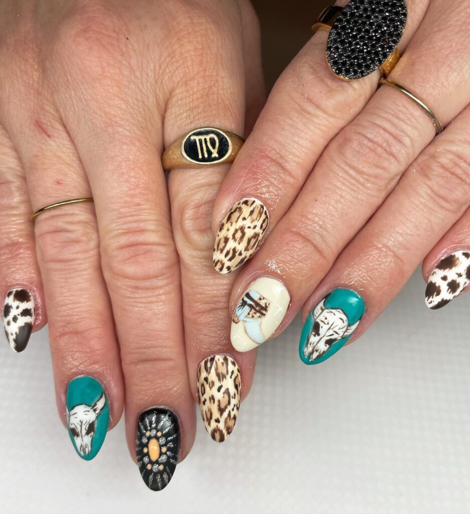 cowgirl nail designs