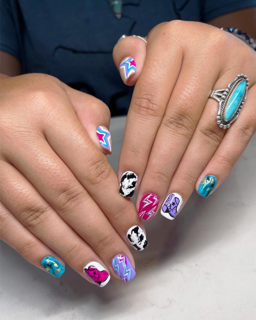 cowgirl nail designs