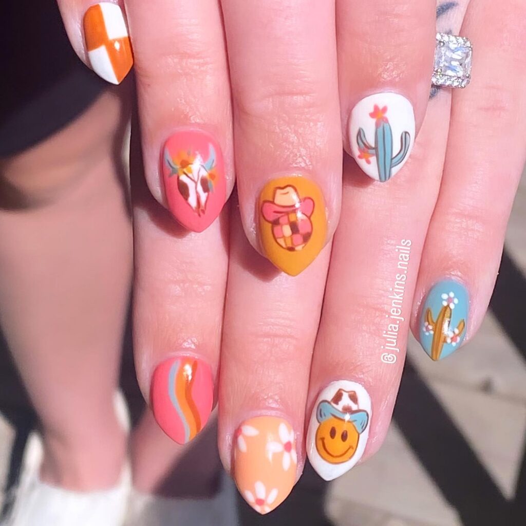 cowgirl nail designs