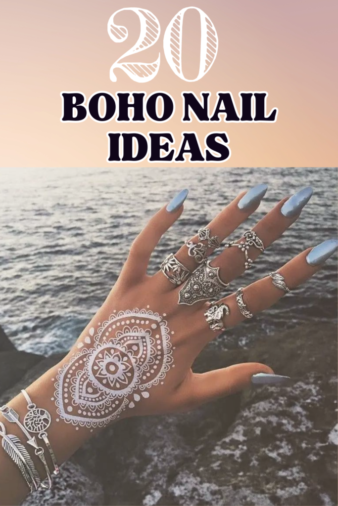 Boho Nail Designs a Pinterest design