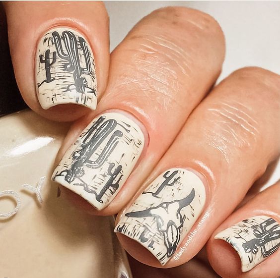 cowgirl nail designs