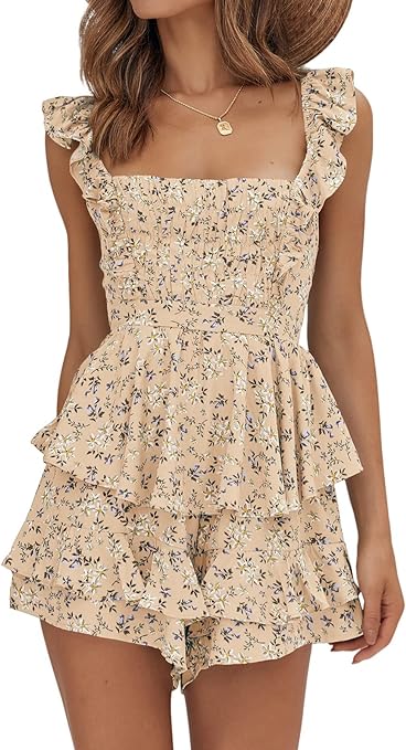 floral romper outfit