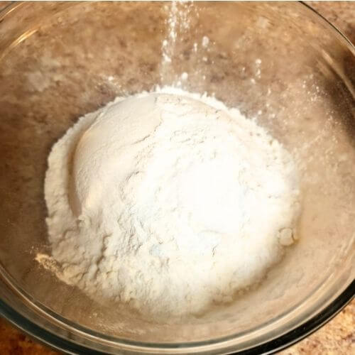 dry ingredients in a bowl