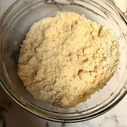 crumb topping in a bowl