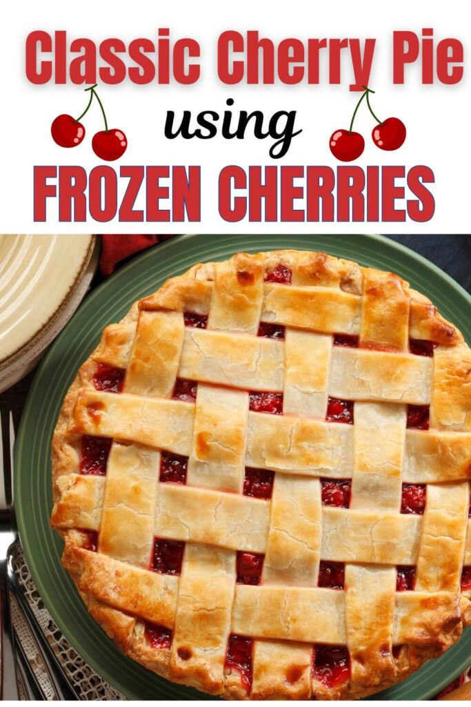 cherry pie with lattice top