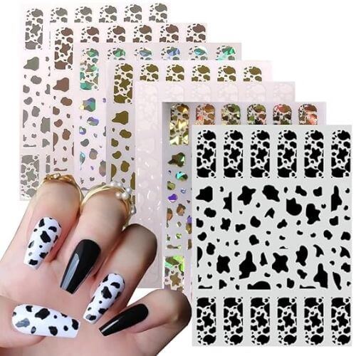 cow print stickers