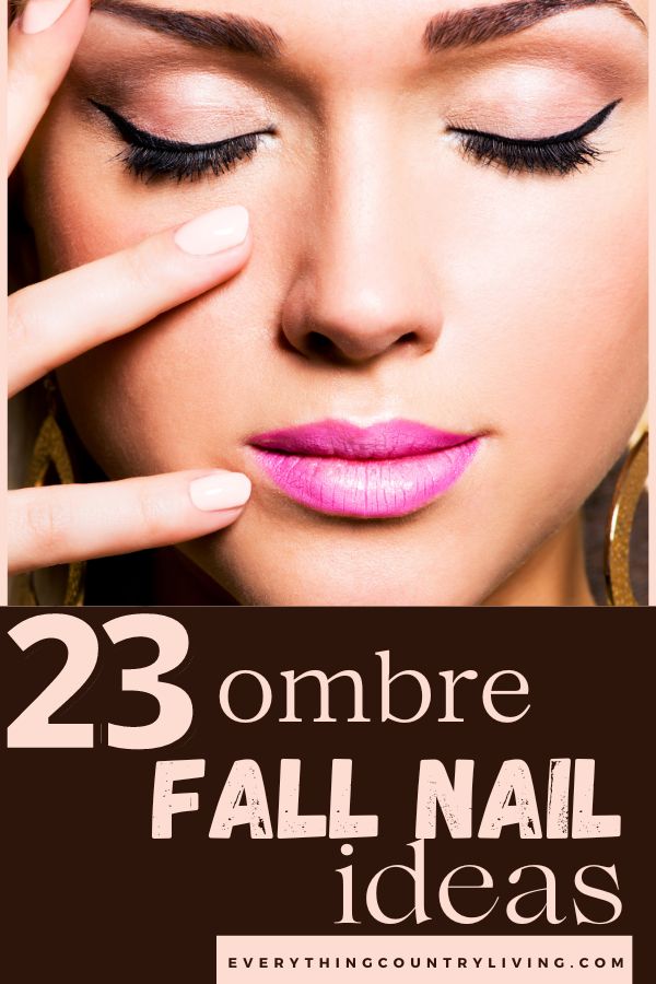 Ombre Fall Nail Designs