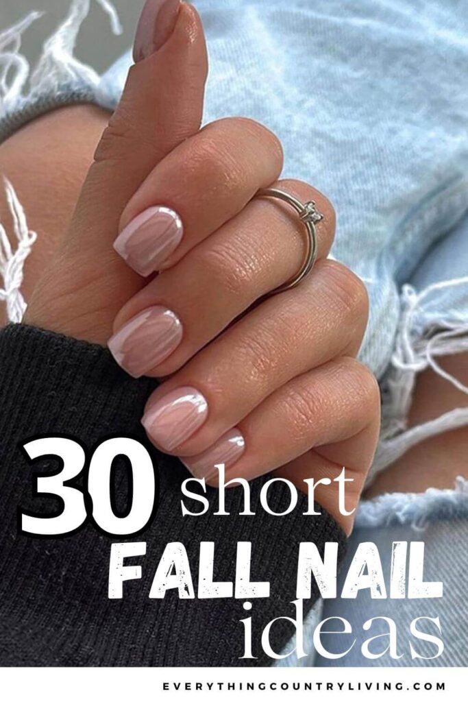 Fall short nail designs 