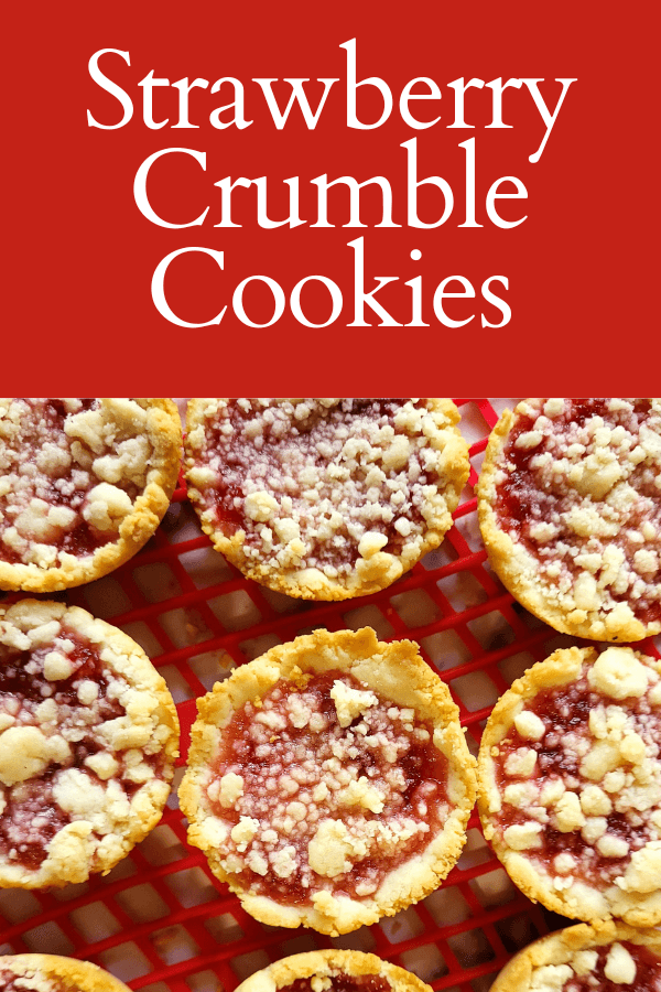 Strawberry Crumble Cookies