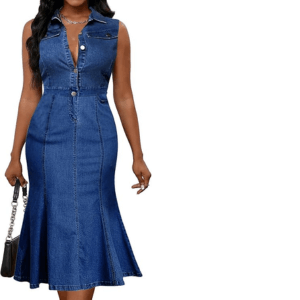 denim dress