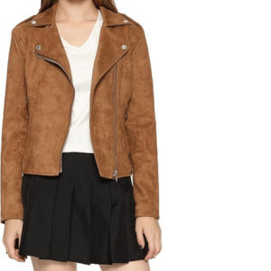 suede brown jacket