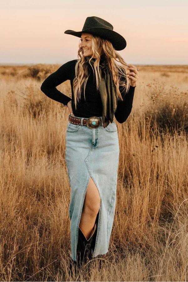 classy cowgirl outfits
