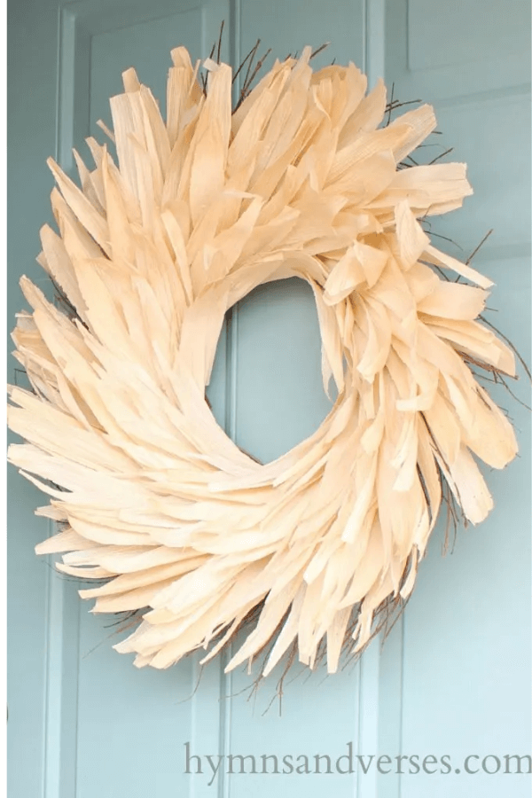 corn husk wreath