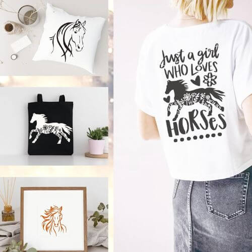 horse stencils