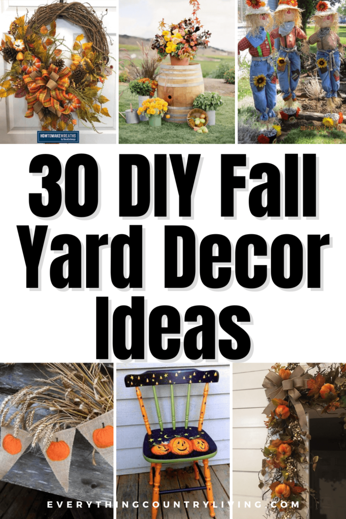 DIY fall yard decor ideas