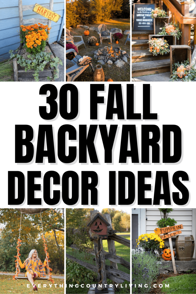 DIY fall yard decor ideas