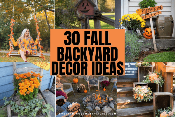 Fall decor project ideas for the yard