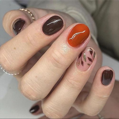 fall short nail designs