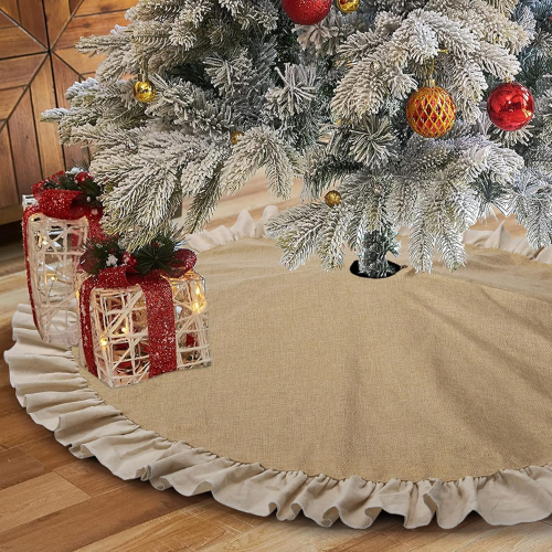 burlap tree skirt