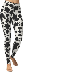 cow costume leggings