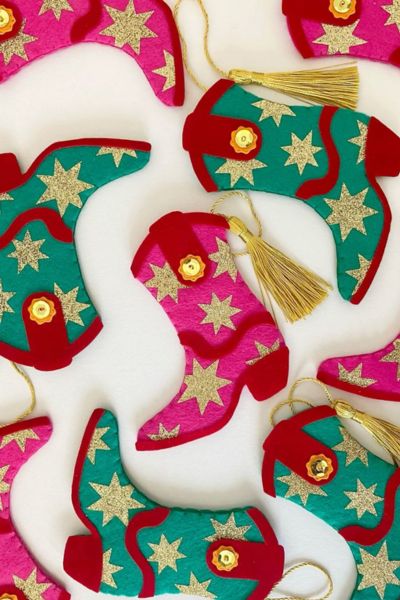 cowboy boot ornaments