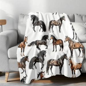 horse throw blanket